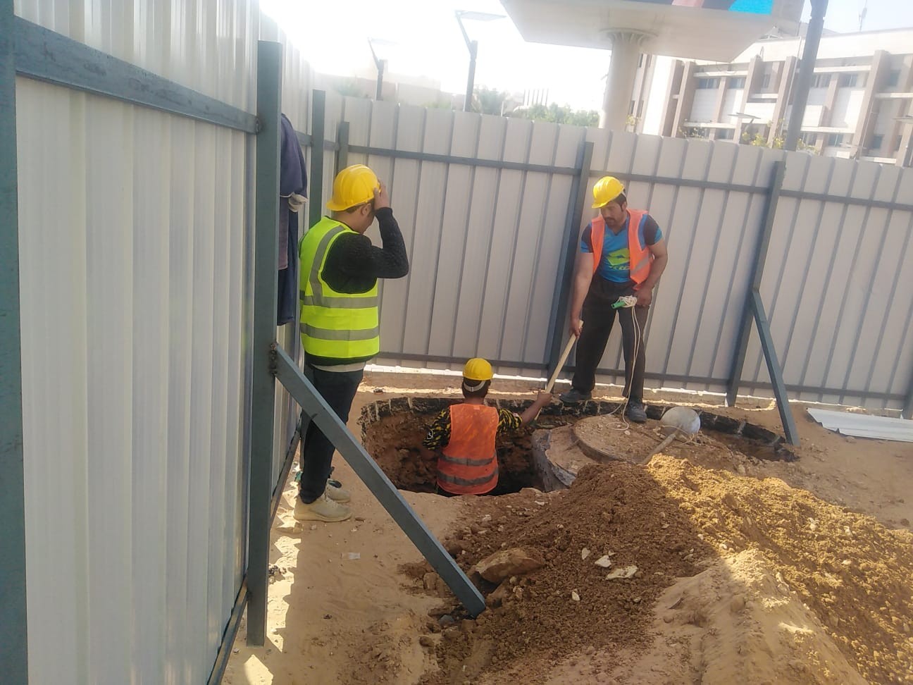 مشروع احلال محطة المياه الجوفية بالبرج الطبي