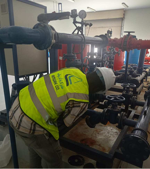 مشروع تركيب مضخات للسفن