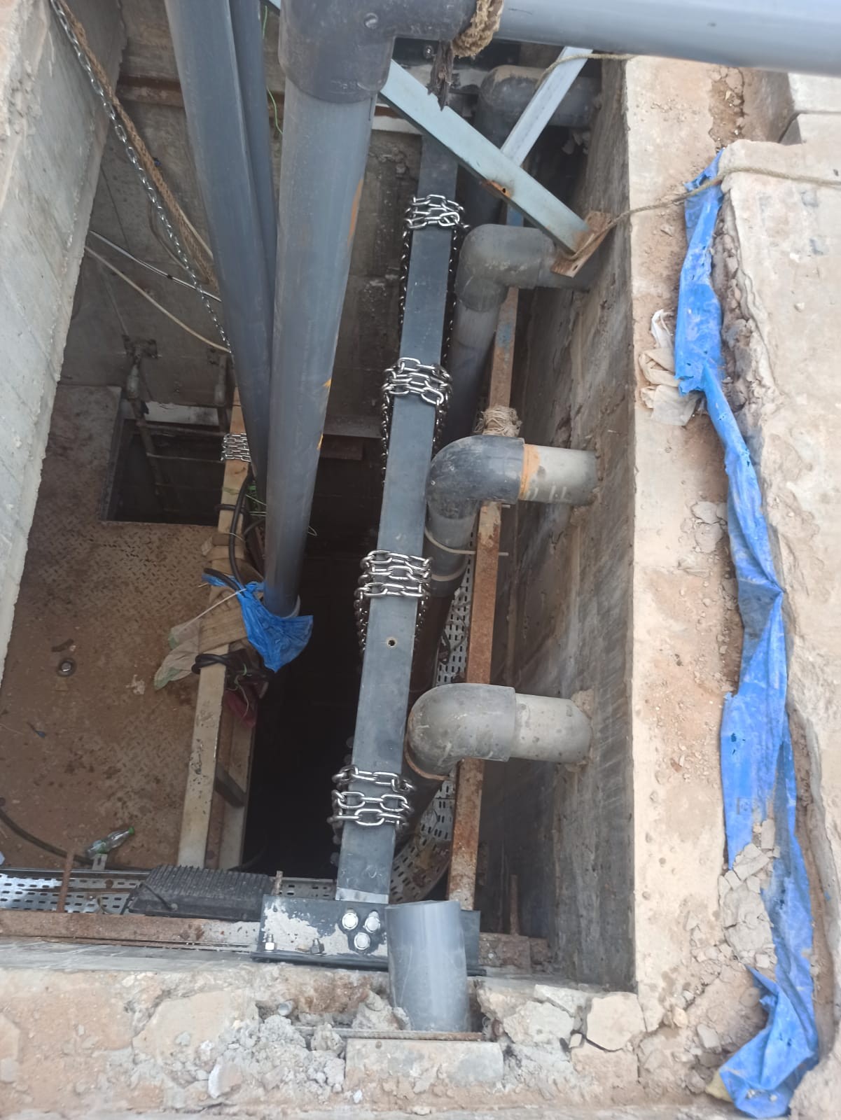 مشروع احلال محطة المياه الجوفية بالبرج الطبي