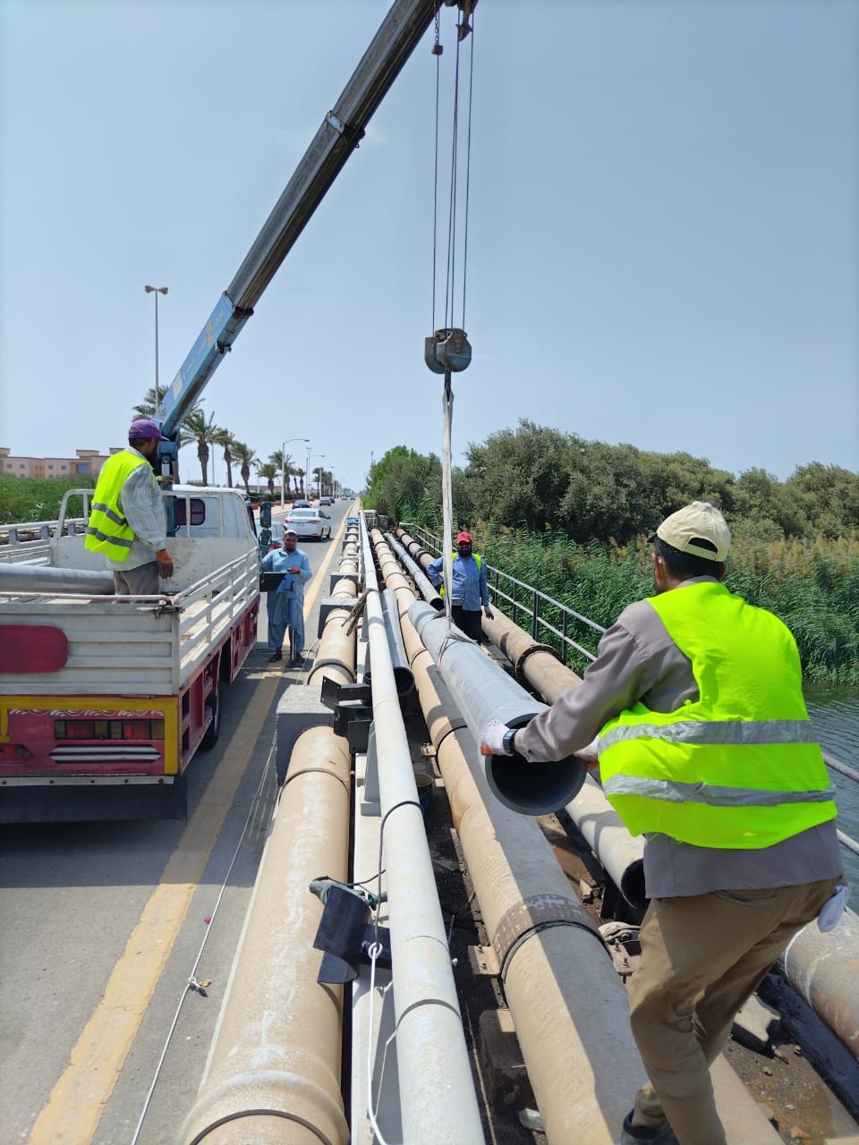 توريد وتركيب ماسورة مياة صرف صحي