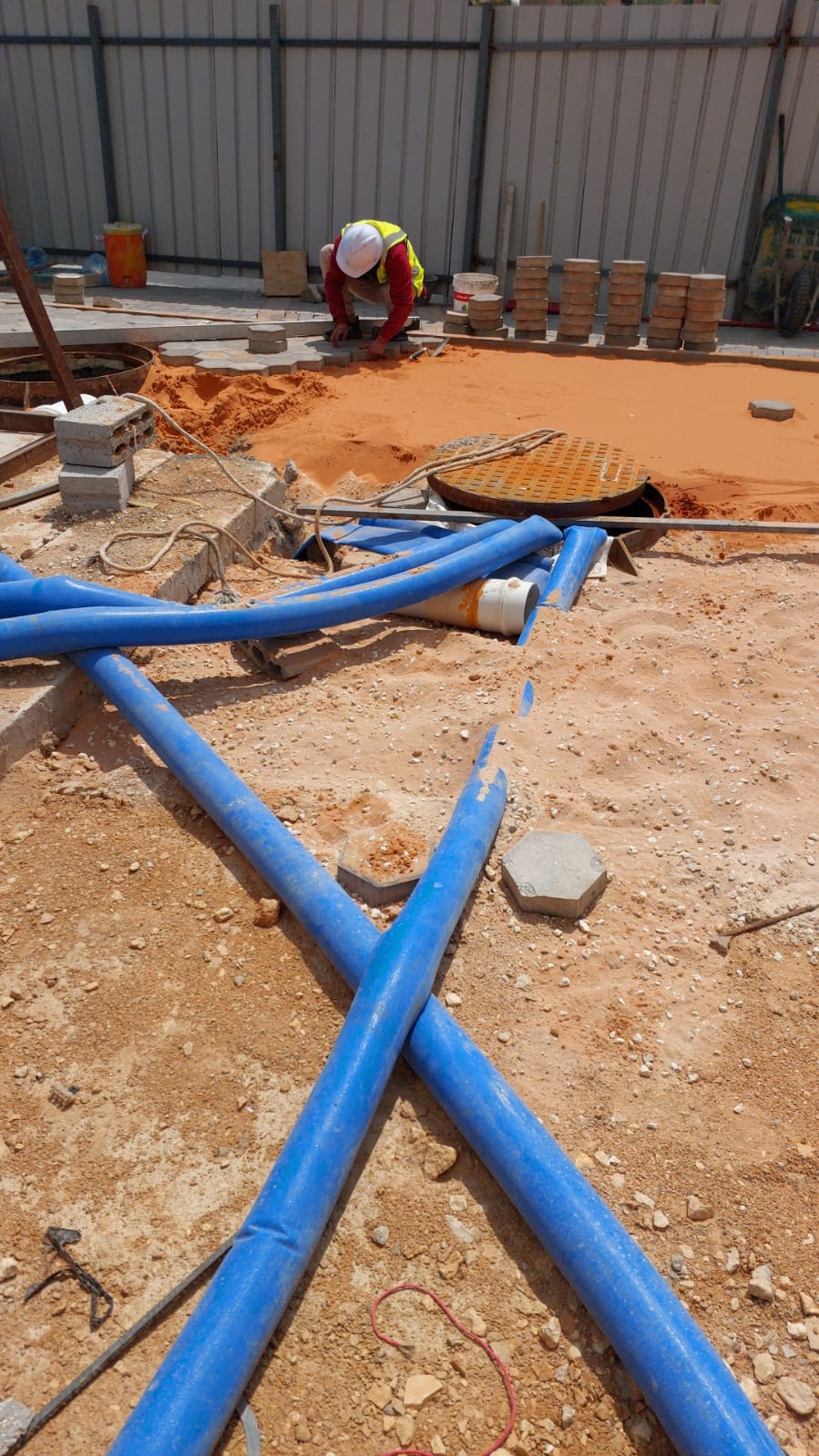 مشروع احلال محطة المياه الجوفية بالبرج الطبي