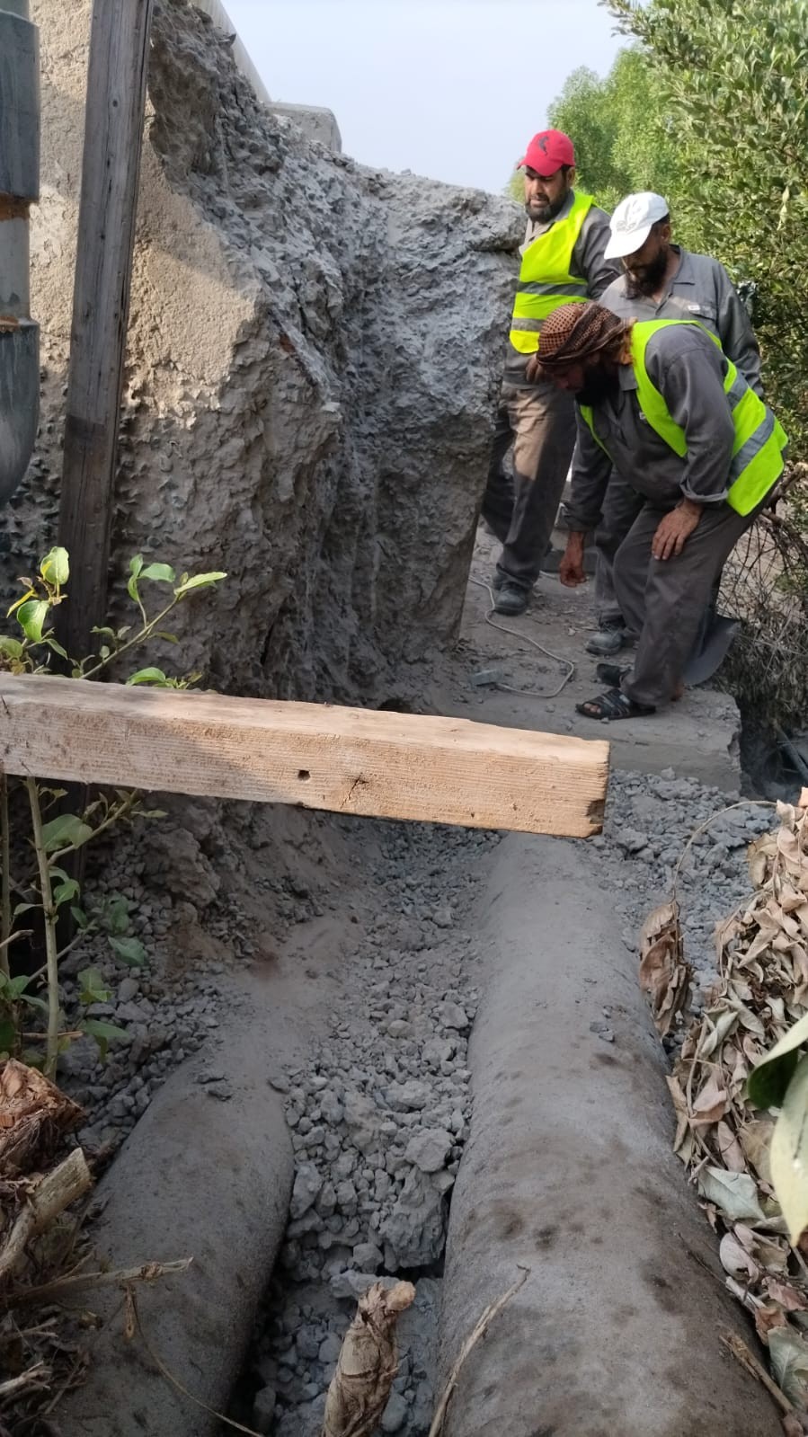 توريد وتركيب ماسورة مياة صرف صحي