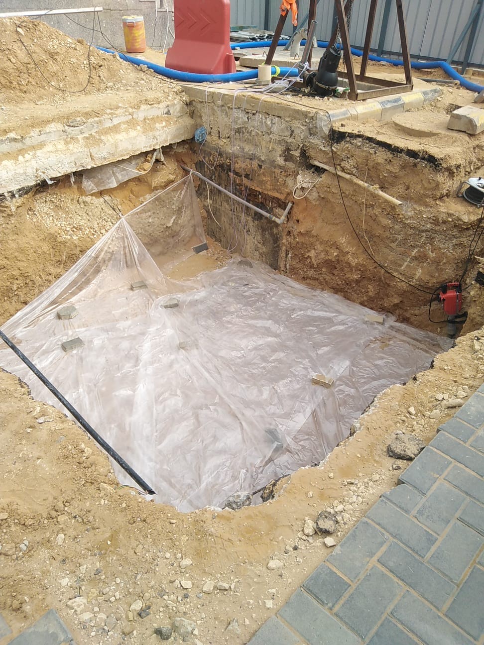 مشروع احلال محطة المياه الجوفية بالبرج الطبي
